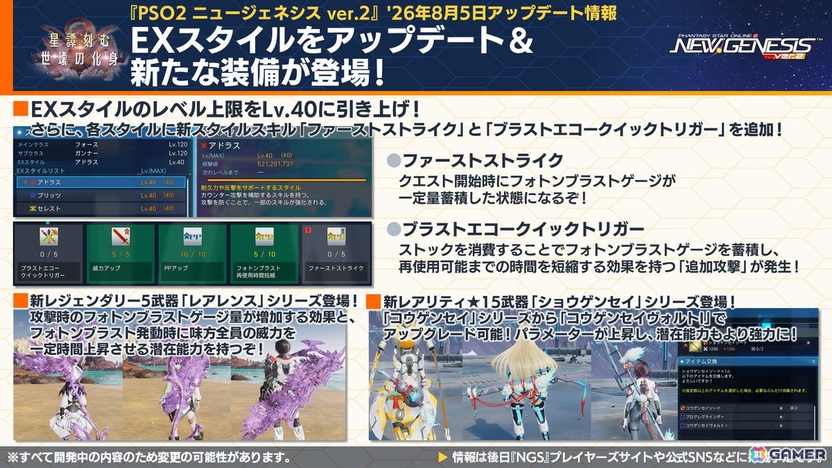 「PSO2 ニュージェネシス」sena先生とのクリエイターコラボ、ずんだもんとのコラボ開催が発表!「超・夢幻祭」の情報もの画像