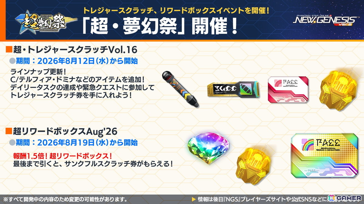 「PSO2 ニュージェネシス」sena先生とのクリエイターコラボ、ずんだもんとのコラボ開催が発表!「超・夢幻祭」の情報もの画像