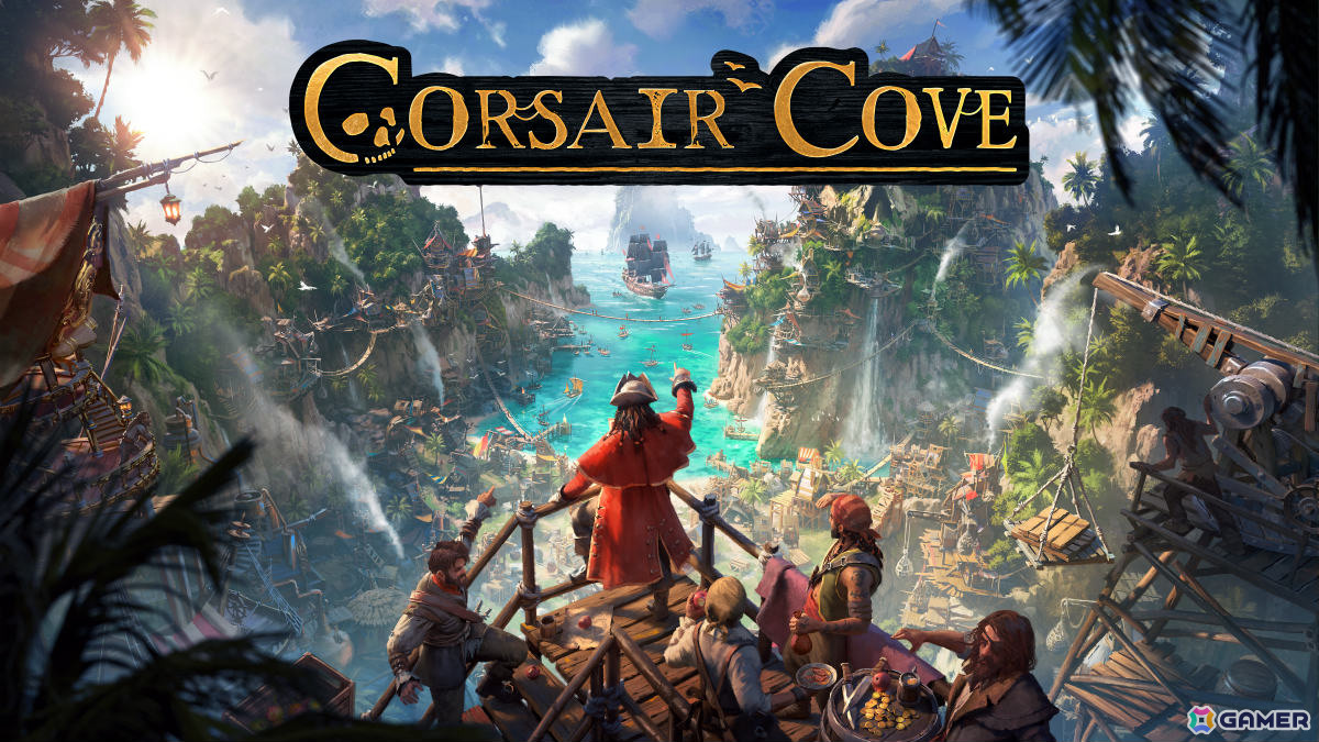 海賊のアジトを築き王国に立ち向かう都市建設ゲーム「Corsair Cove」1.0正式版がリリース!荒くれ者の乗組員たちをまとめ上げて海の覇者となれの画像