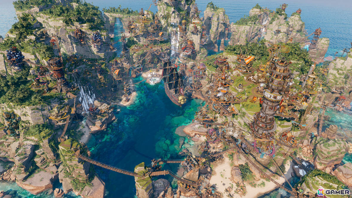 海賊のアジトを築き王国に立ち向かう都市建設ゲーム「Corsair Cove」1.0正式版がリリース！荒くれ者の乗組員たちをまとめ上げて海の覇者となれの画像4