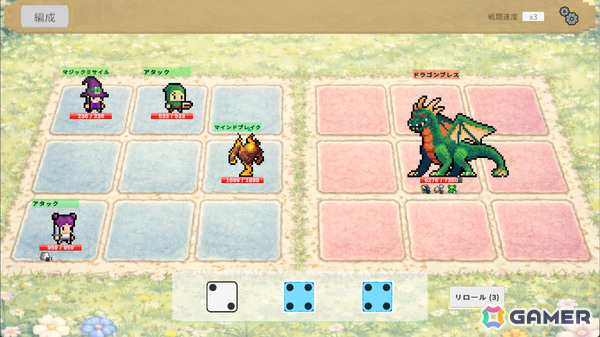 ダイスで戦うモンスター育成RPG「Triple Dice Monsters」Steamページが公開！スゴロクでモンスターを育て継承システムでさらに強化しようの画像