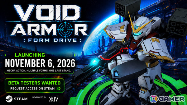 武器を瞬時に切り替えて戦うトップダウン型メカアクションシューター「VOID ARMOR: FORM DRIVE」が11月6日に発売！の画像1