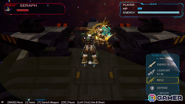 武器を瞬時に切り替えて戦うトップダウン型メカアクションシューター「VOID ARMOR: FORM DRIVE」が11月6日に発売！の画像