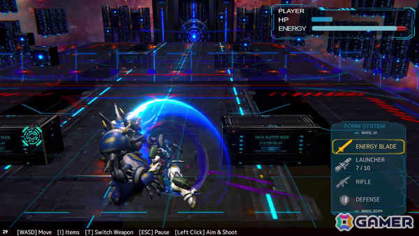 武器を瞬時に切り替えて戦うトップダウン型メカアクションシューター「VOID ARMOR: FORM DRIVE」が11月6日に発売！の画像