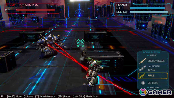 武器を瞬時に切り替えて戦うトップダウン型メカアクションシューター「VOID ARMOR: FORM DRIVE」が11月6日に発売！の画像
