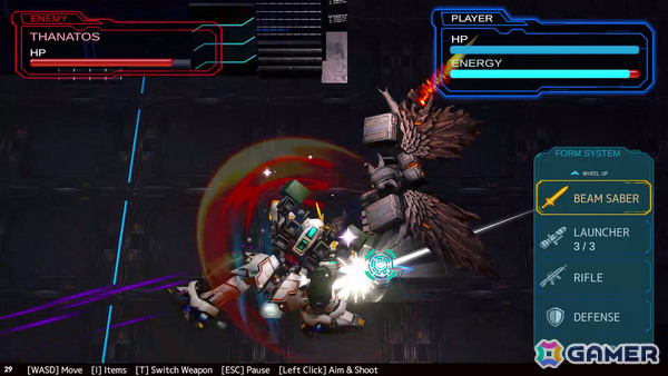 武器を瞬時に切り替えて戦うトップダウン型メカアクションシューター「VOID ARMOR: FORM DRIVE」が11月6日に発売！の画像