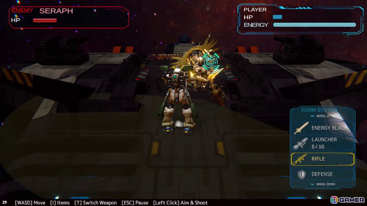 武器を瞬時に切り替えて戦うトップダウン型メカアクションシューター「VOID ARMOR: FORM DRIVE」が11月6日に発売！の画像11