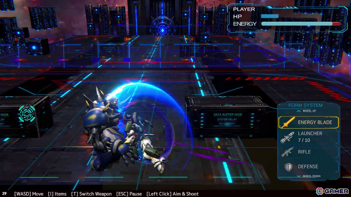 武器を瞬時に切り替えて戦うトップダウン型メカアクションシューター「VOID ARMOR: FORM DRIVE」が11月6日に発売！の画像13