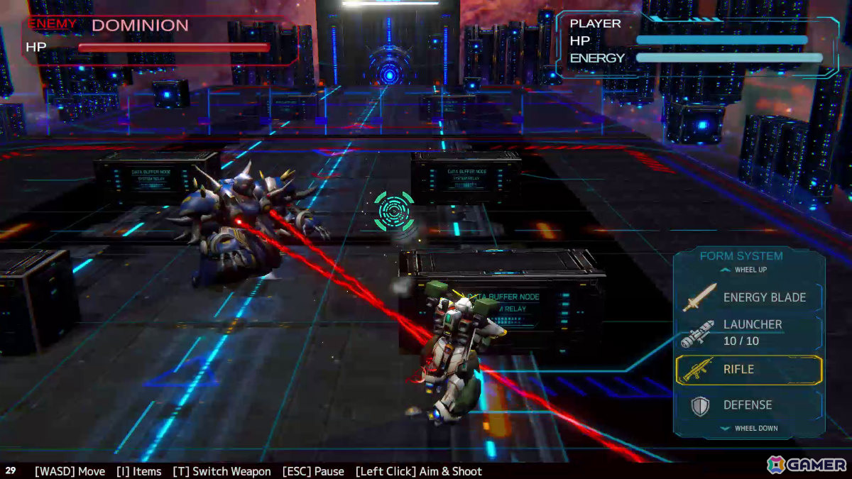 武器を瞬時に切り替えて戦うトップダウン型メカアクションシューター「VOID ARMOR: FORM DRIVE」が11月6日に発売！の画像14