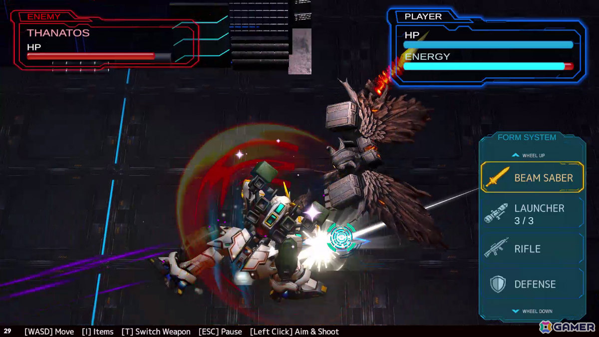 武器を瞬時に切り替えて戦うトップダウン型メカアクションシューター「VOID ARMOR: FORM DRIVE」が11月6日に発売！の画像3