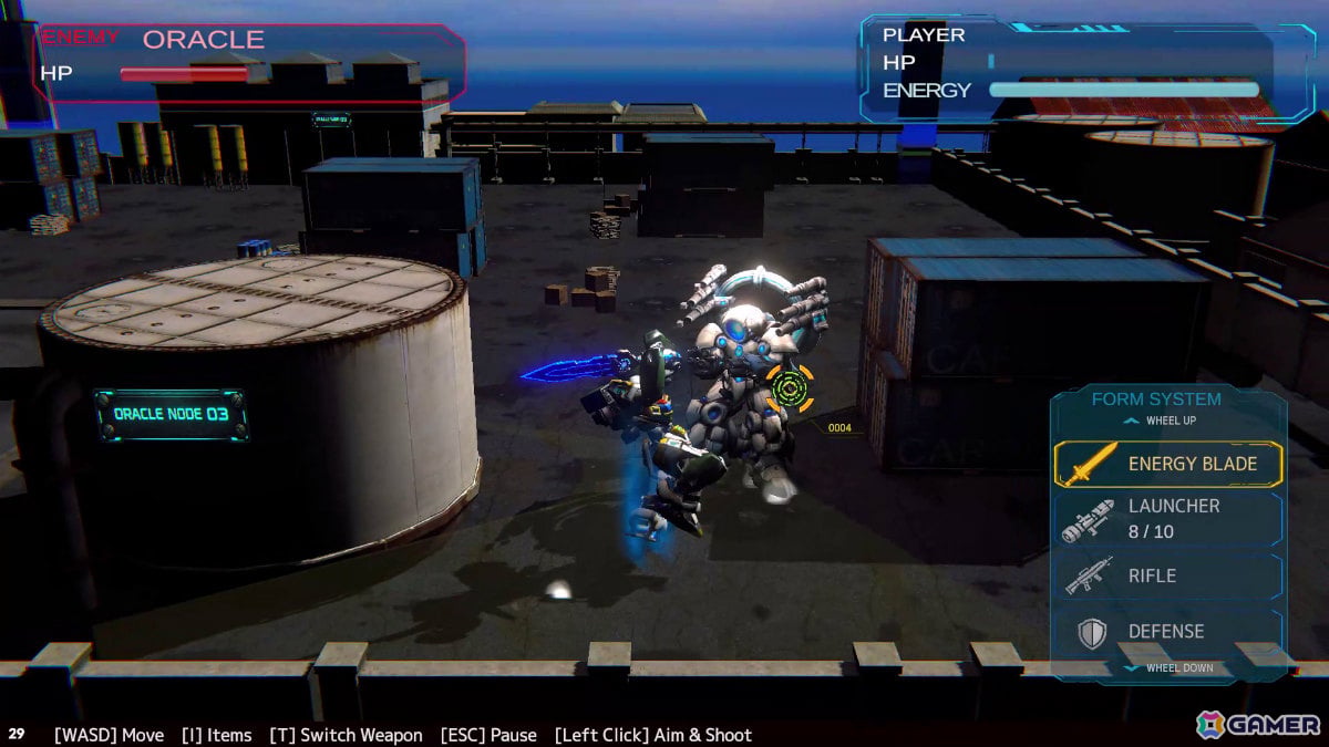 武器を瞬時に切り替えて戦うトップダウン型メカアクションシューター「VOID ARMOR: FORM DRIVE」が11月6日に発売！の画像6