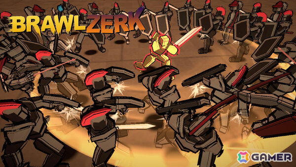 サバイバーライクに格闘ゲーム式の攻防が融合したアクションローグライト「BRAWLZERK」のSteamページが公開！の画像1