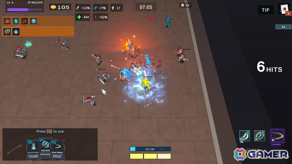 サバイバーライクに格闘ゲーム式の攻防が融合したアクションローグライト「BRAWLZERK」のSteamページが公開!の画像