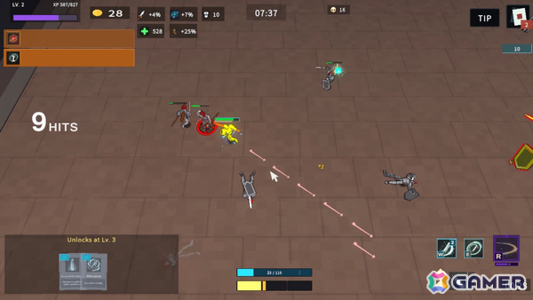 サバイバーライクに格闘ゲーム式の攻防が融合したアクションローグライト「BRAWLZERK」のSteamページが公開!の画像
