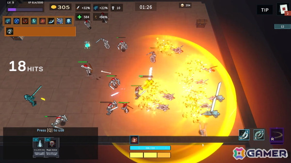 サバイバーライクに格闘ゲーム式の攻防が融合したアクションローグライト「BRAWLZERK」のSteamページが公開!の画像
