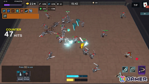 サバイバーライクに格闘ゲーム式の攻防が融合したアクションローグライト「BRAWLZERK」のSteamページが公開!の画像