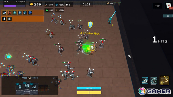 サバイバーライクに格闘ゲーム式の攻防が融合したアクションローグライト「BRAWLZERK」のSteamページが公開!の画像
