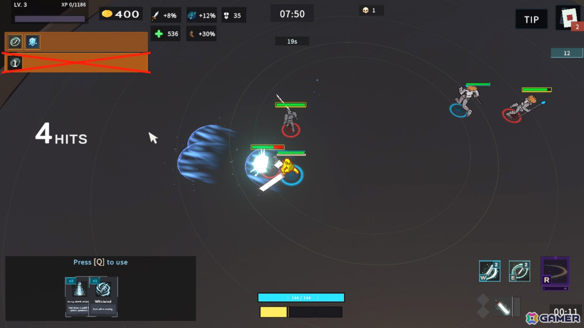 サバイバーライクに格闘ゲーム式の攻防が融合したアクションローグライト「BRAWLZERK」のSteamページが公開！の画像10