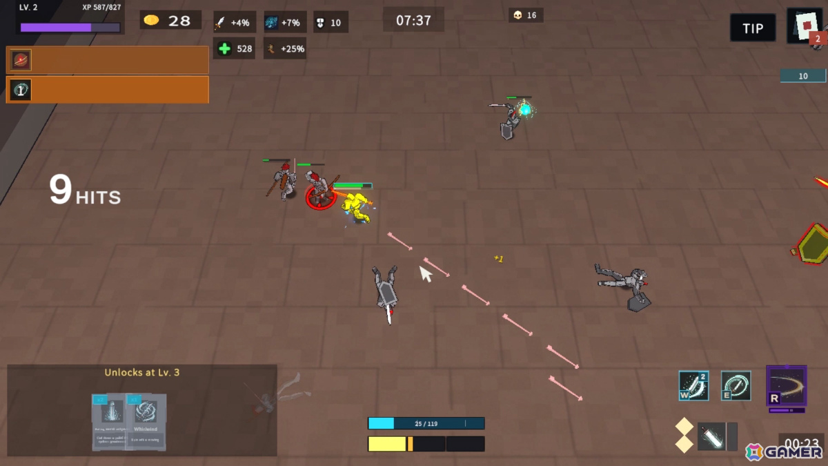 サバイバーライクに格闘ゲーム式の攻防が融合したアクションローグライト「BRAWLZERK」のSteamページが公開！の画像12