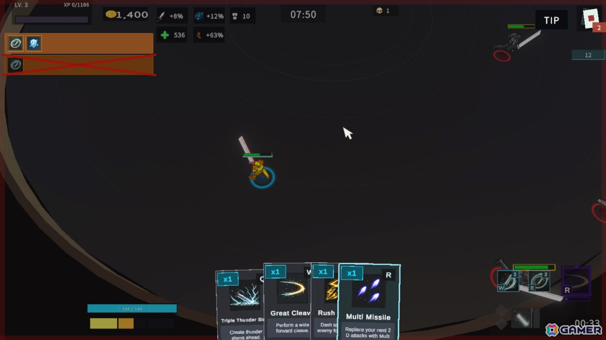 サバイバーライクに格闘ゲーム式の攻防が融合したアクションローグライト「BRAWLZERK」のSteamページが公開！の画像14