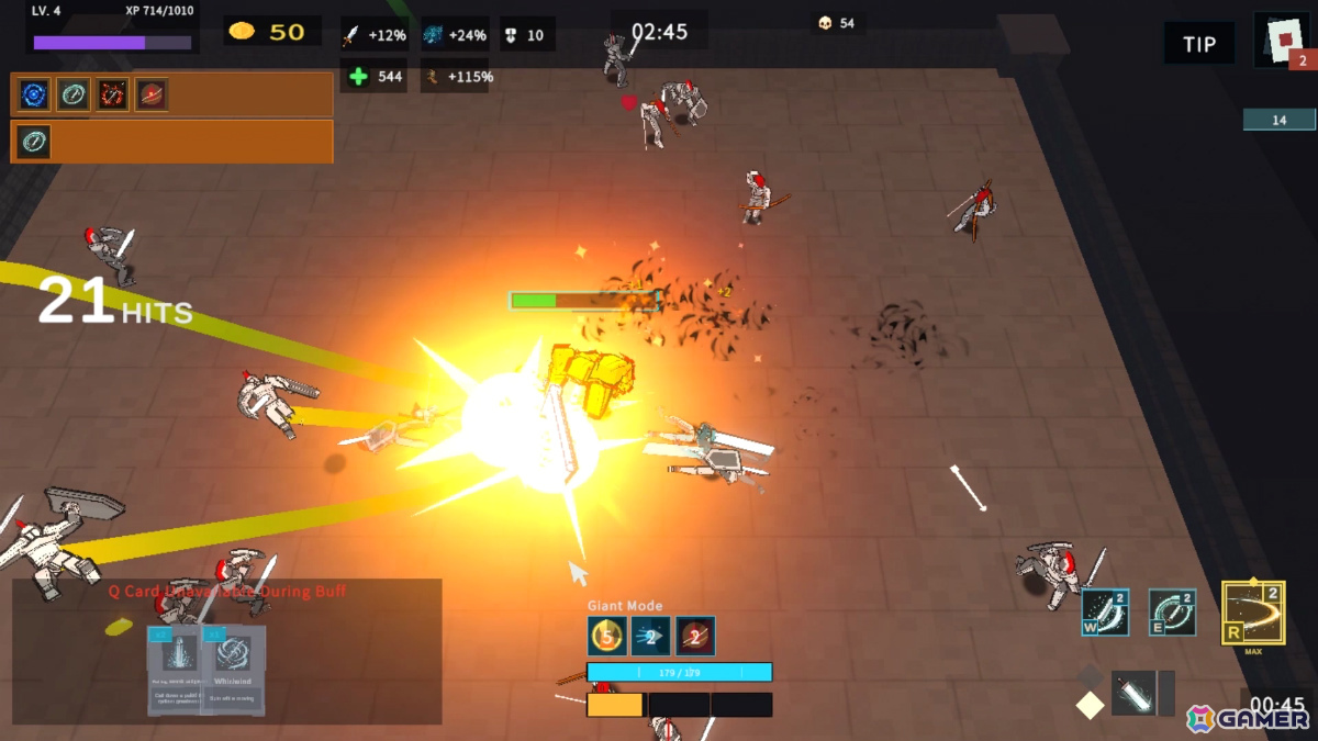 サバイバーライクに格闘ゲーム式の攻防が融合したアクションローグライト「BRAWLZERK」のSteamページが公開！の画像4