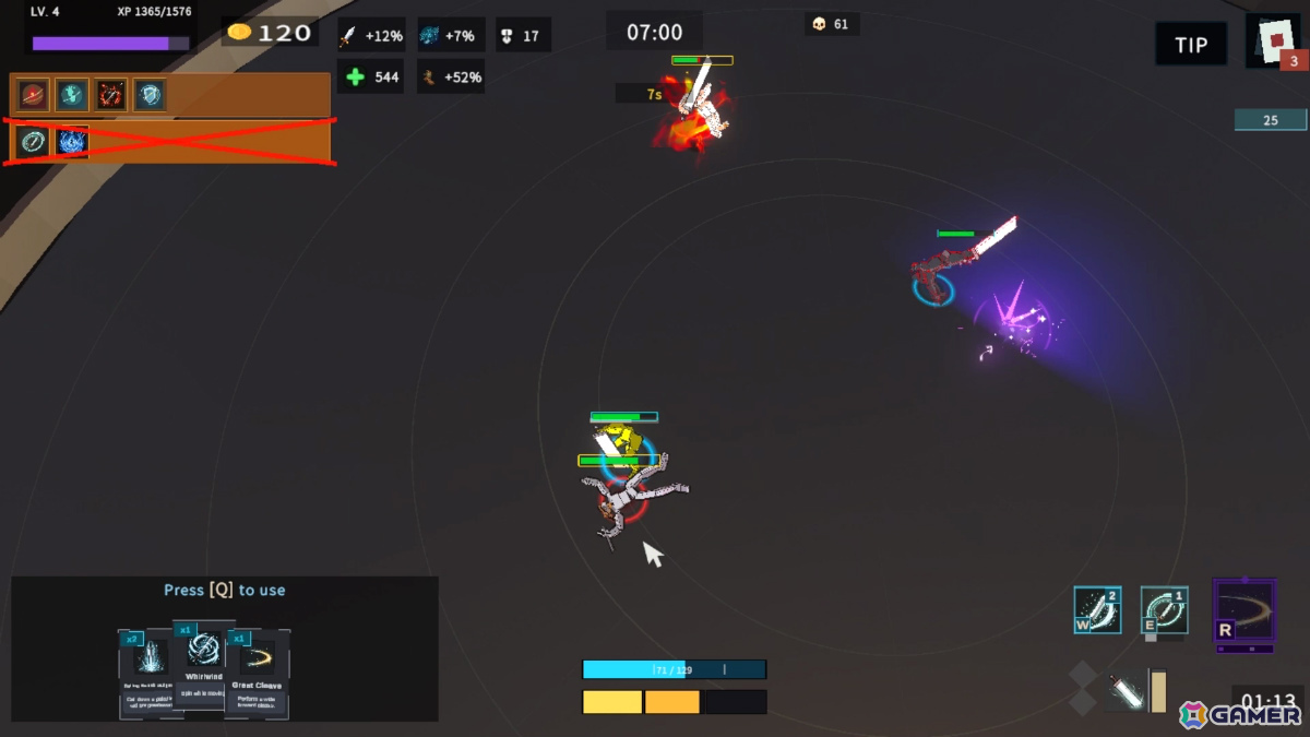 サバイバーライクに格闘ゲーム式の攻防が融合したアクションローグライト「BRAWLZERK」のSteamページが公開！の画像5