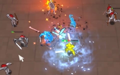 サバイバーライクに格闘ゲーム式の攻防が融合したアクションローグライト「BRAWLZERK」のSteamページが公開！