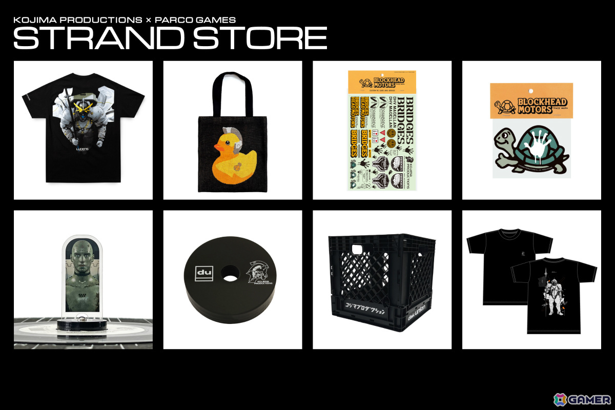 「KOJIMA PRODUCTIONS ×PARCO GAMES STRAND STORE」GEEKS RULEとコラボしたTシャツなど8月発売の新商品を紹介!の画像