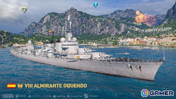 「World of Warships: Legends」サービス開始7周年を記念したアップデートが配信！現代の艦艇を使って戦う限定モードも登場の画像3
