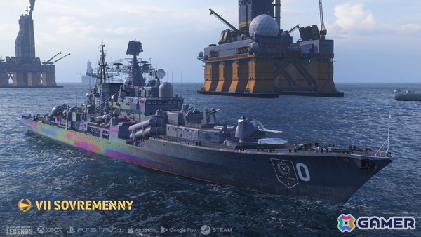 「World of Warships: Legends」サービス開始7周年を記念したアップデートが配信!現代の艦艇を使って戦う限定モードも登場の画像
