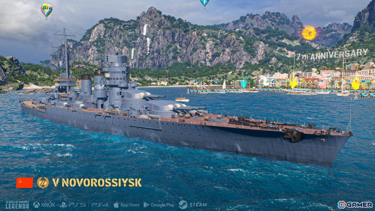 「World of Warships: Legends」サービス開始7周年を記念したアップデートが配信!現代の艦艇を使って戦う限定モードも登場の画像