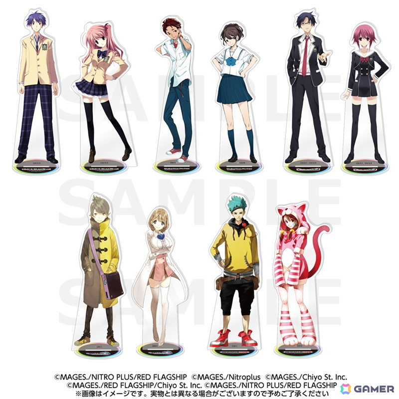 「STEINS;GATE ファイナルミッション」の物販販売商品ラインナップ第2弾が公開！全100種の缶バッジやTシャツ、huke氏が手掛けるオリジナルグッズなどが登場の画像6
