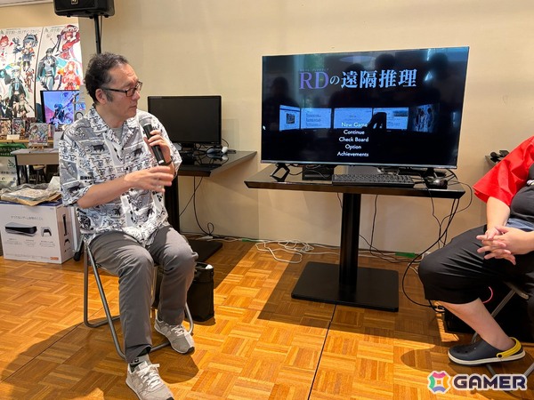 我孫子武丸氏自ら完全新作を実況！ミステリーゲーム「RDの遠隔推理」トークライブ＆実況プレイステージをレポートの画像4