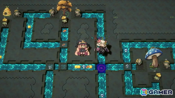 ローグライト工場ビルダー「レイジーウィッチーズファクトリー」がSteamで8月21日配信!の画像