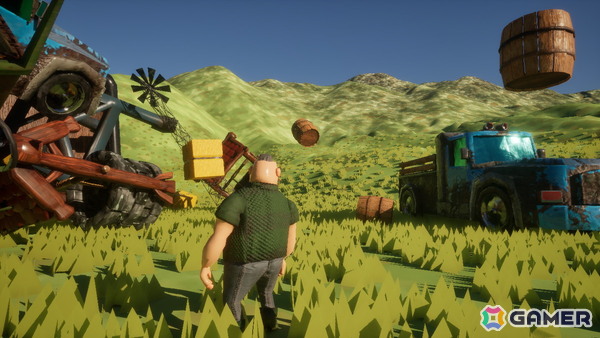 UFOにさらわれた牛を取り戻す対戦型クライミングゲーム「Saving Yellow Ox」のSteamストアページが公開!最大4人で対戦可能の画像