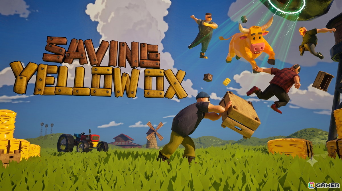 UFOにさらわれた牛を取り戻す対戦型クライミングゲーム「Saving Yellow Ox」のSteamストアページが公開!最大4人で対戦可能の画像