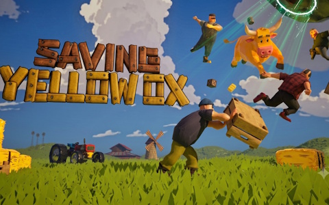 UFOにさらわれた牛を取り戻す対戦型クライミングゲーム「Saving Yellow Ox」のSteamストアページが公開！最大4人で対戦可能