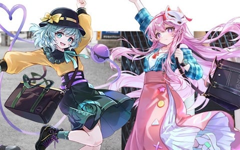 「東方Project」の古明地こいしと秦こころをモチーフとしたアイテムが登場！スニーカーや腕時計がラインナップ