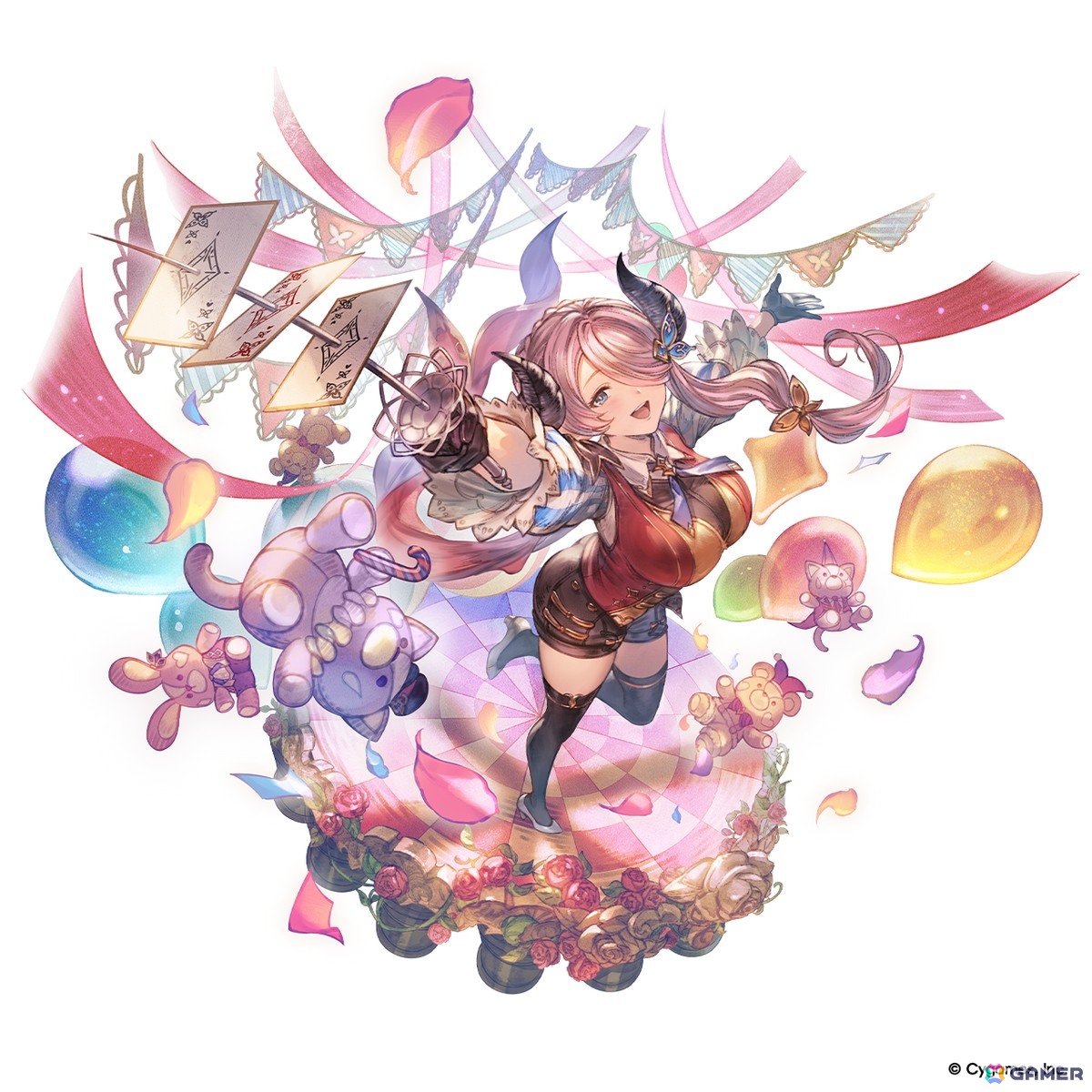 「グラブル」ナルメアの「天威武縫スキンセット」とル・オーの「スポットラヰト・パレヱドスキンセット」が登場！の画像