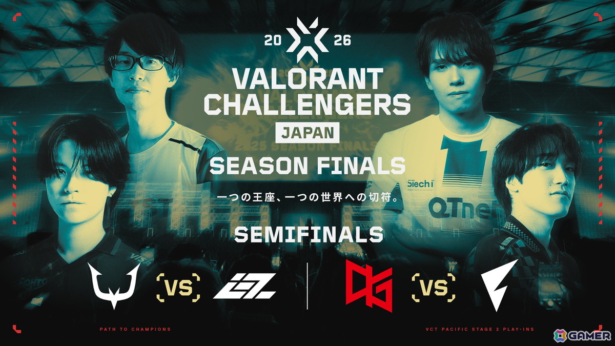 「VALORANT Challengers Japan 2026 Season Finals」を制したのは「QT DIG∞」!日本代表として「VCT Pacific Stage 2 Play-ins」への画像