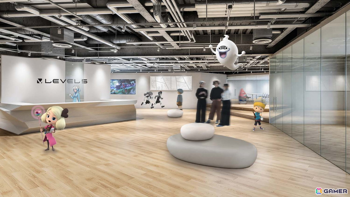 レベルファイブ、福岡本社・大阪オフィスを移転――AIナビの「AI-NA(アイナ)」が受付や案内を担当の画像