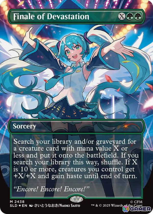 初音ミクの「マジック:ザ・ギャザリング」統率者デッキが8月11日発売!楽天ブックスにて24時間限定の受注販売を実施の画像