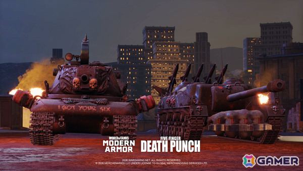「World of Tanks Modern Armor」ファイヴ・フィンガー・デス・パンチを迎えたメタルフェス2026が開催！の画像3