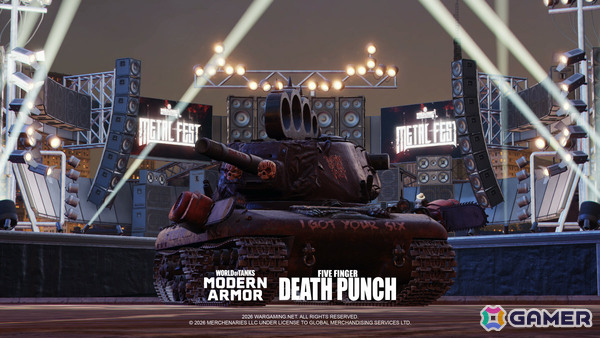 「World of Tanks Modern Armor」ファイヴ・フィンガー・デス・パンチを迎えたメタルフェス2026が開催！の画像4