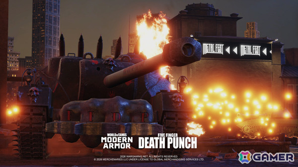 「World of Tanks Modern Armor」ファイヴ・フィンガー・デス・パンチを迎えたメタルフェス2026が開催！の画像7