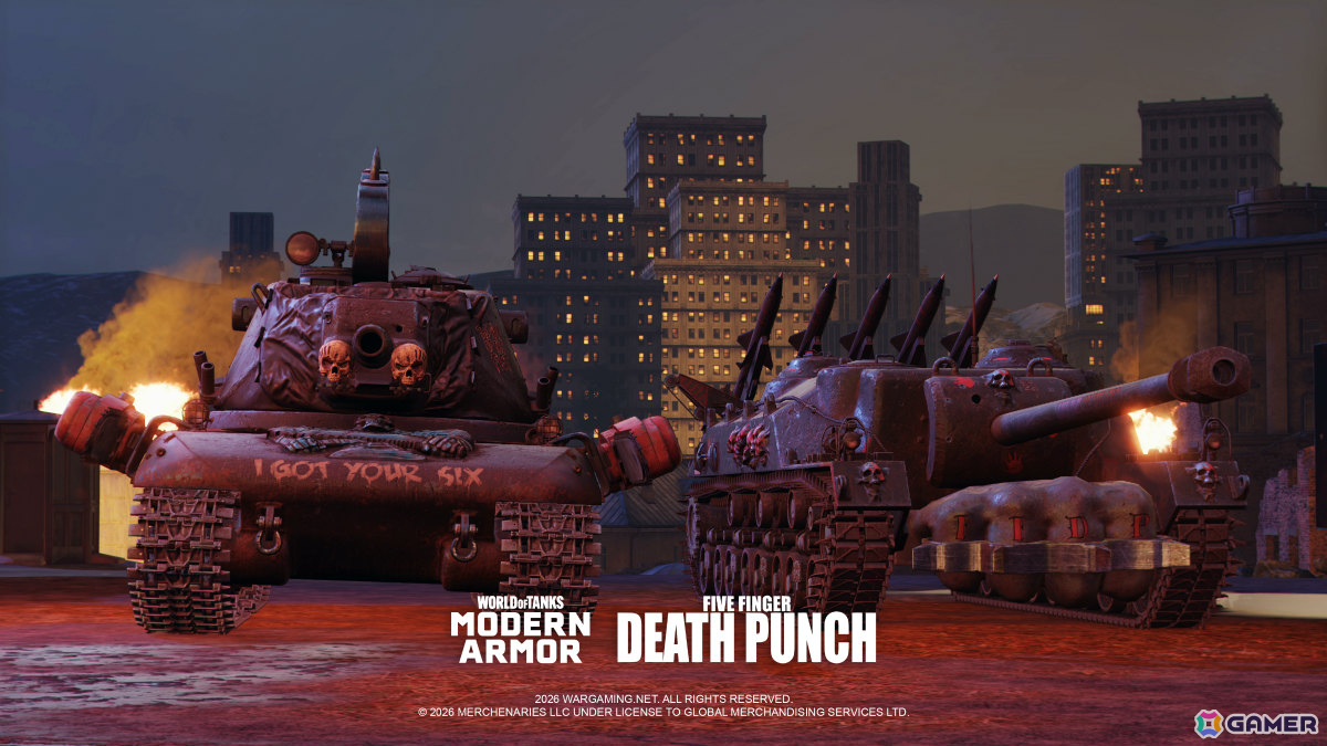 「World of Tanks Modern Armor」ファイヴ・フィンガー・デス・パンチを迎えたメタルフェス2026が開催!の画像