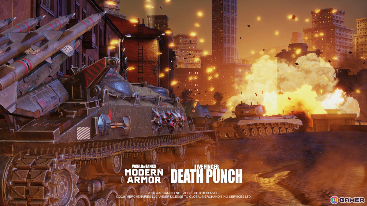 「World of Tanks Modern Armor」ファイヴ・フィンガー・デス・パンチを迎えたメタルフェス2026が開催!の画像