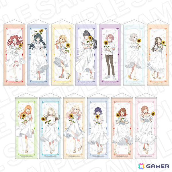 「学園アイドルマスター POP UP SHOP」の事後通販が開始！向日葵を持ったアイドルたちのオーロラクリアカードや特大タぺストリーなどがラインナップの画像13
