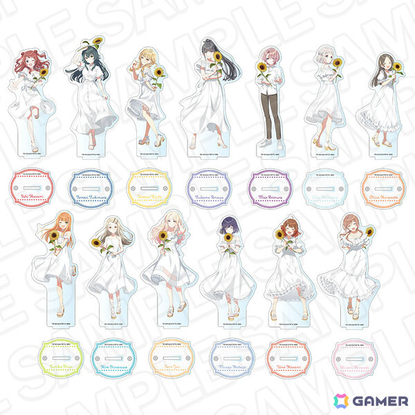 「学園アイドルマスター POP UP SHOP」の事後通販が開始！向日葵を持ったアイドルたちのオーロラクリアカードや特大タぺストリーなどがラインナップの画像7