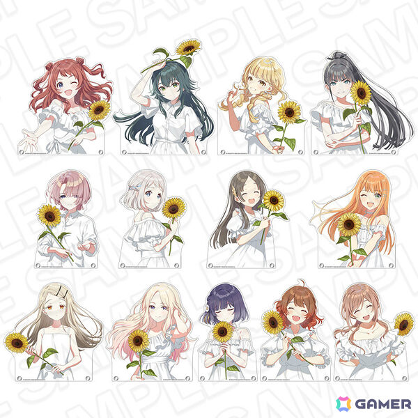 「学園アイドルマスター POP UP SHOP」の事後通販が開始！向日葵を持ったアイドルたちのオーロラクリアカードや特大タぺストリーなどがラインナップの画像9